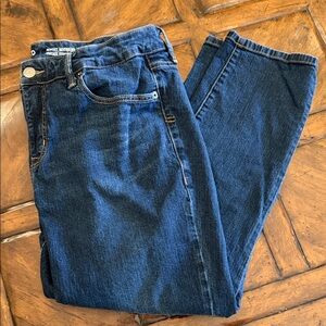 Torrid Dark Blue Straight Leg Jeans